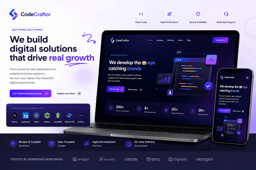 CodeCraftor Solution - Software Development Company