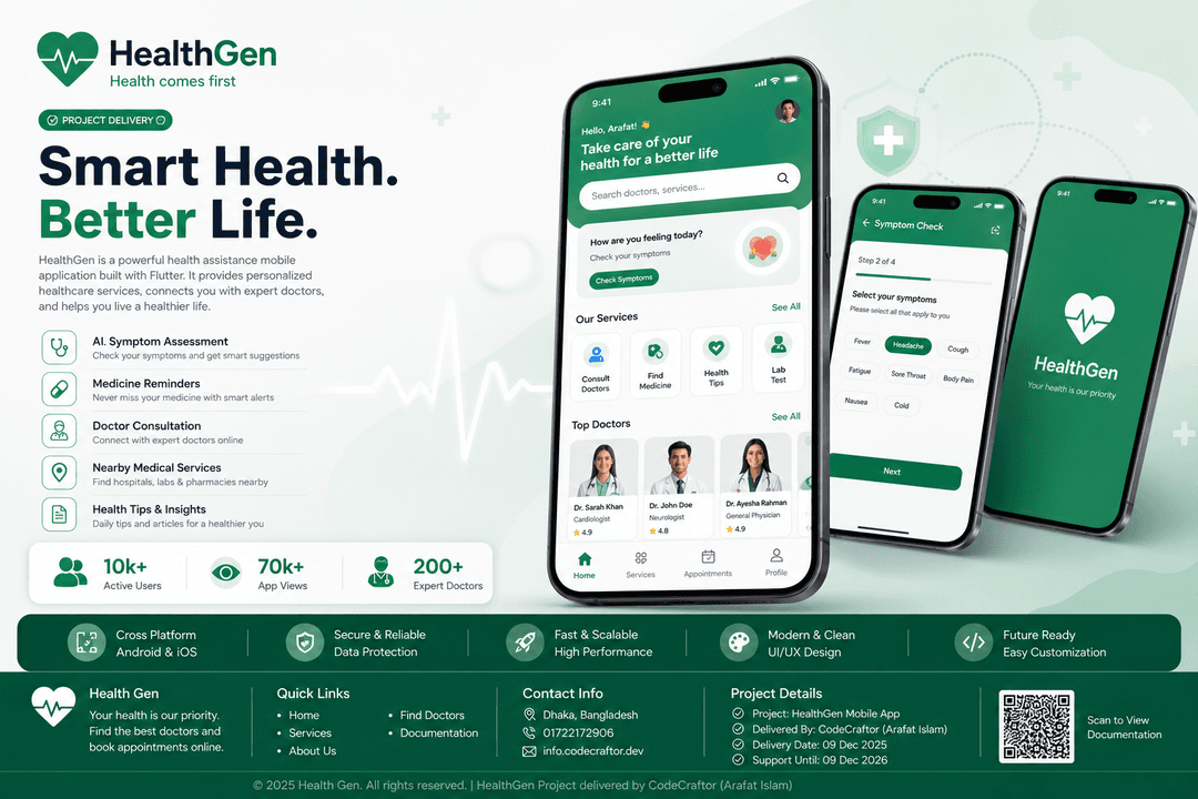 Health Gen Mobile App