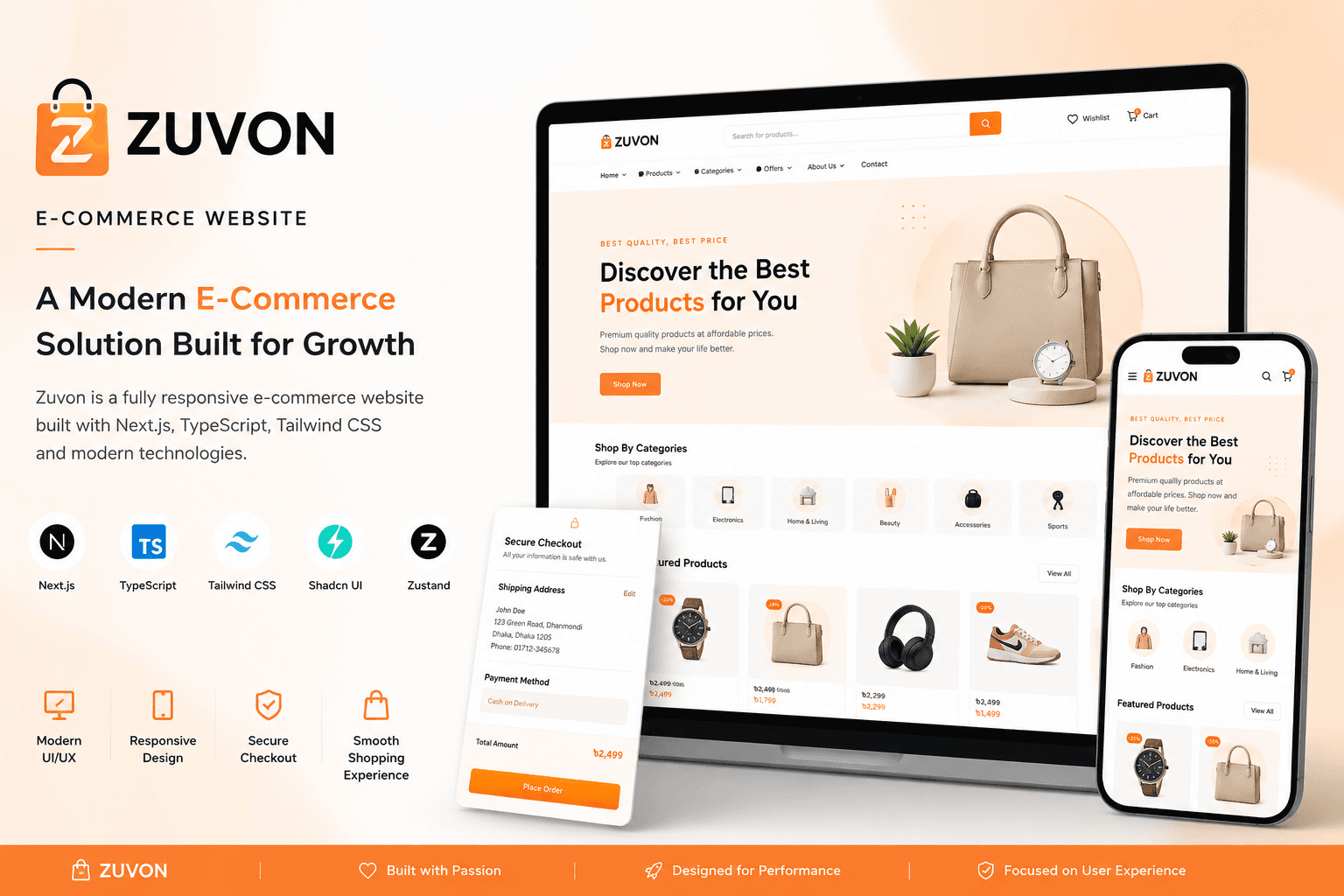 Zuvon Style – E-Commerce Platform