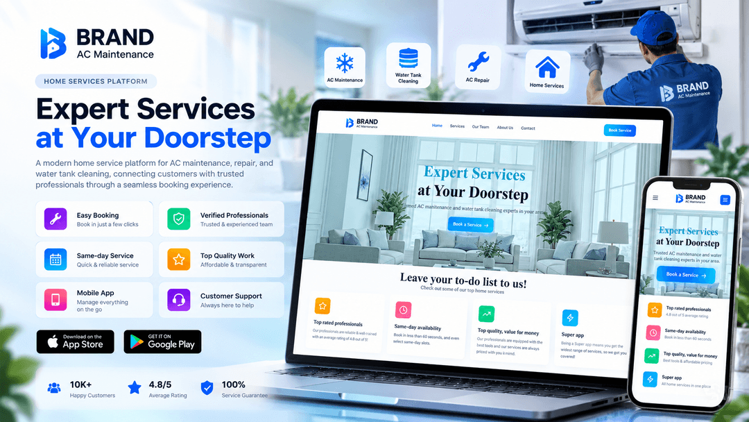 Brand AC Maintenance – Home Services Platform