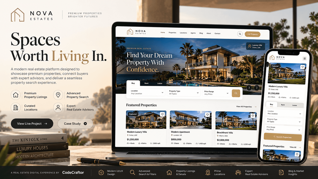 Luxury Estates – Real Estate Platform
