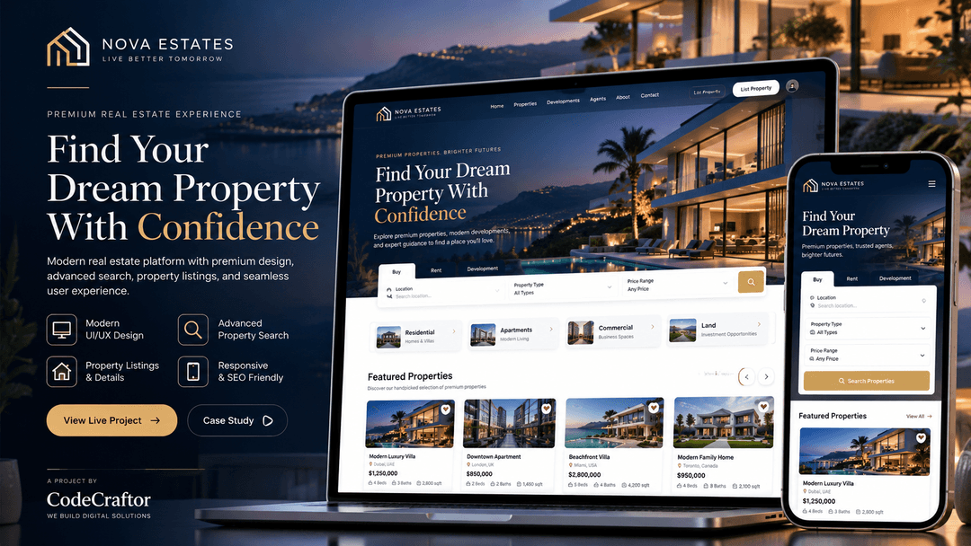 Nova Estate – Real Estate Platform